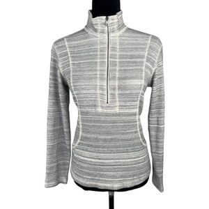 Tommy Bahama Women’s half zip cotton thermal sweater cream color size XS